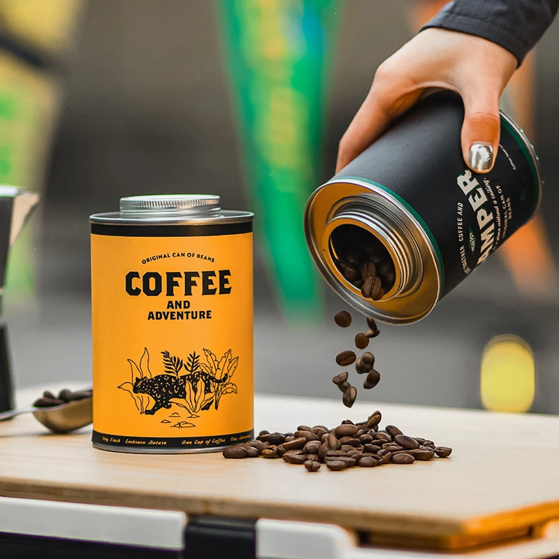 Food Storage Equipment - 1pc Coffee Bean Sealed Storage Can