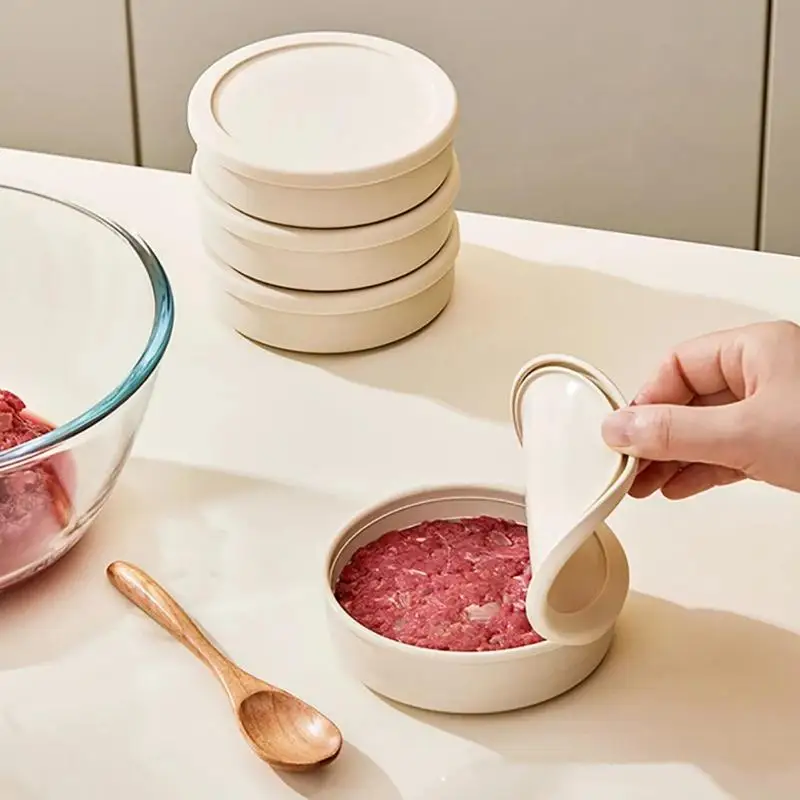 Food Storage Eco Friendly - 1PC Burger Patty Storage Non Stick