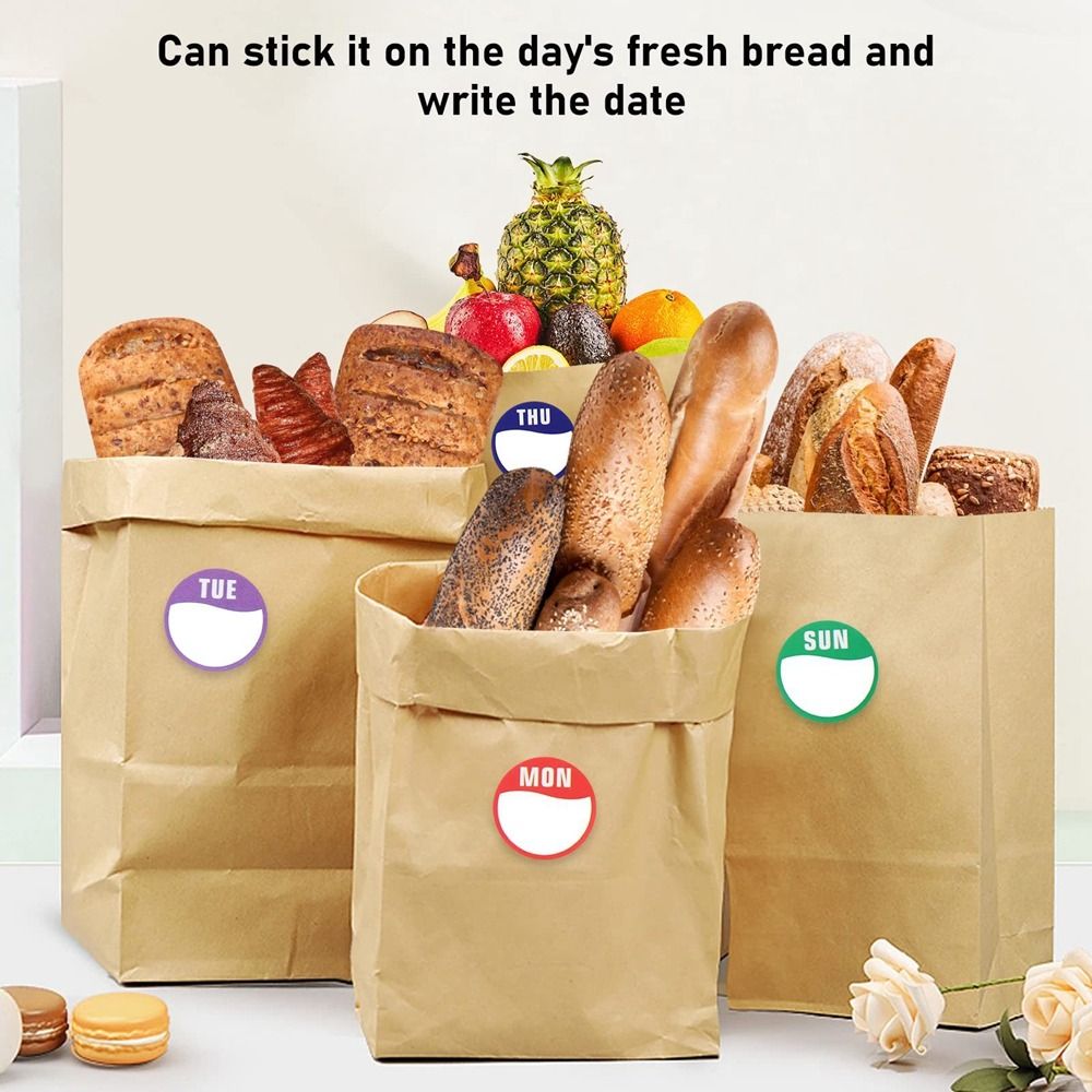 Food Storage Label - New Paper Week Stickers 500 Pcs