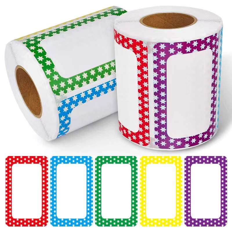 Food Storage Label - 50-150pcs Colorful Blank Handwritten Name Stickers