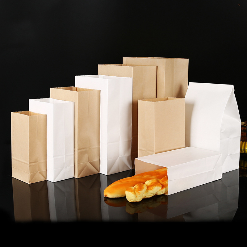 25/50pcs Brown Kraft Paper Bag - Zebra Food Storage ulasan dan harga