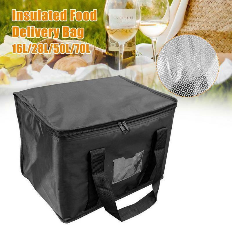 1pc Large Insulated Picnic Bag - Food Storage Zipper Bags ulasan dan harga