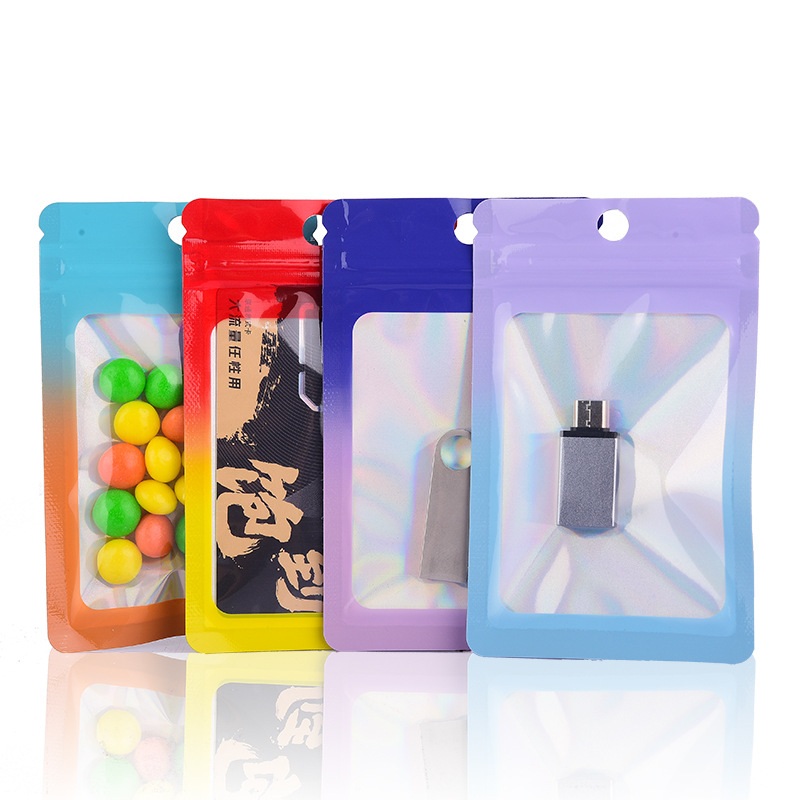 1000Pcs Laser Color Gradient Z - Food Storage In Mylar Bags ulasan dan harga