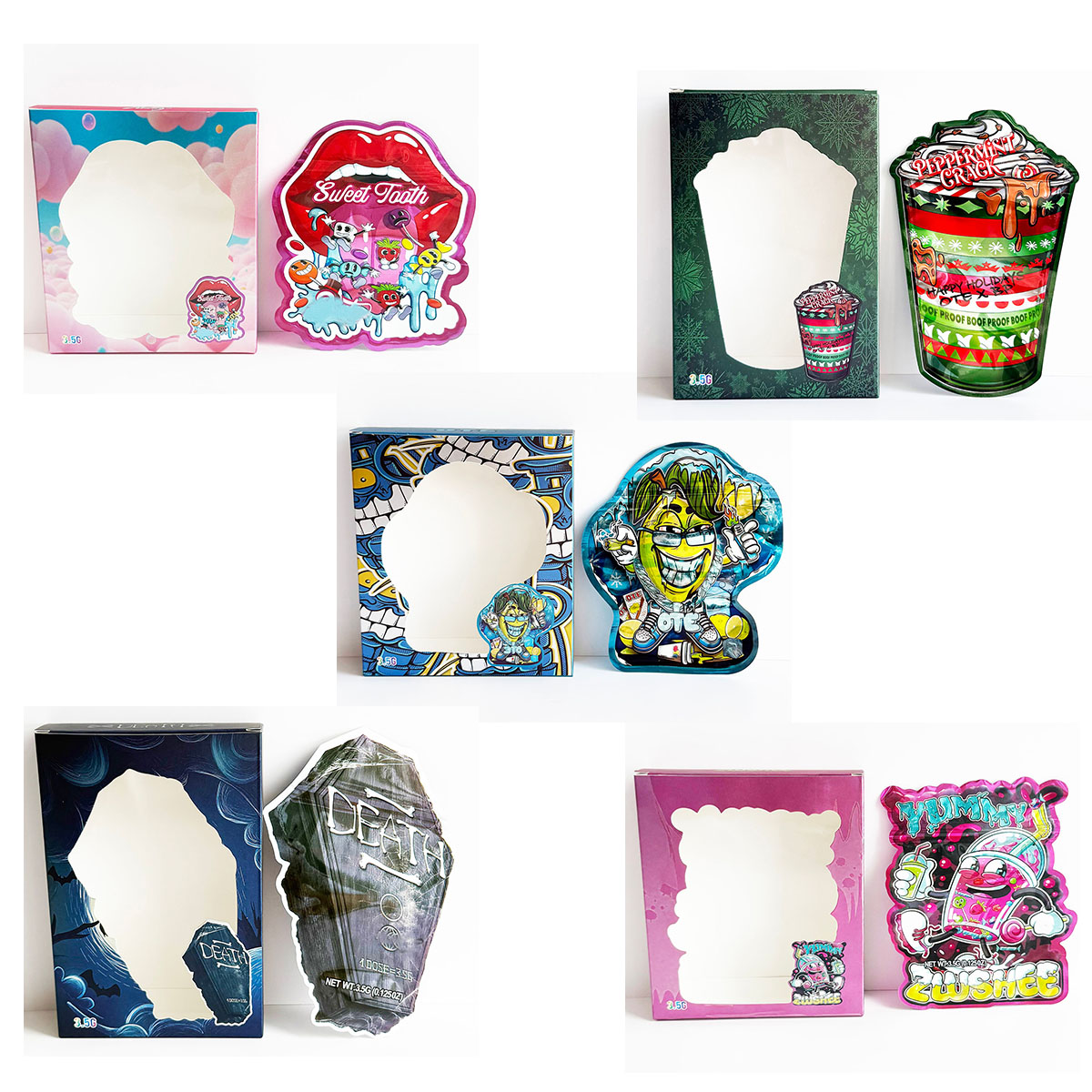 3.5g Die Cut Special Irregular - Food Storage In Mylar Bags ulasan dan harga