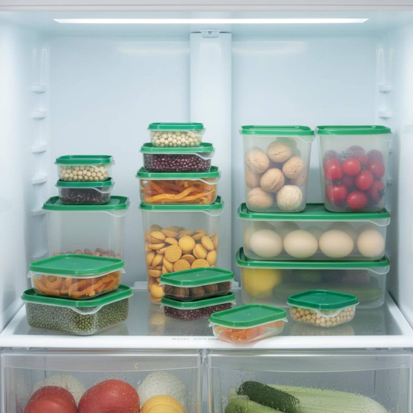 17 Pieces Fridge Storage Box S - Food Storage Refrigerator ulasan dan harga