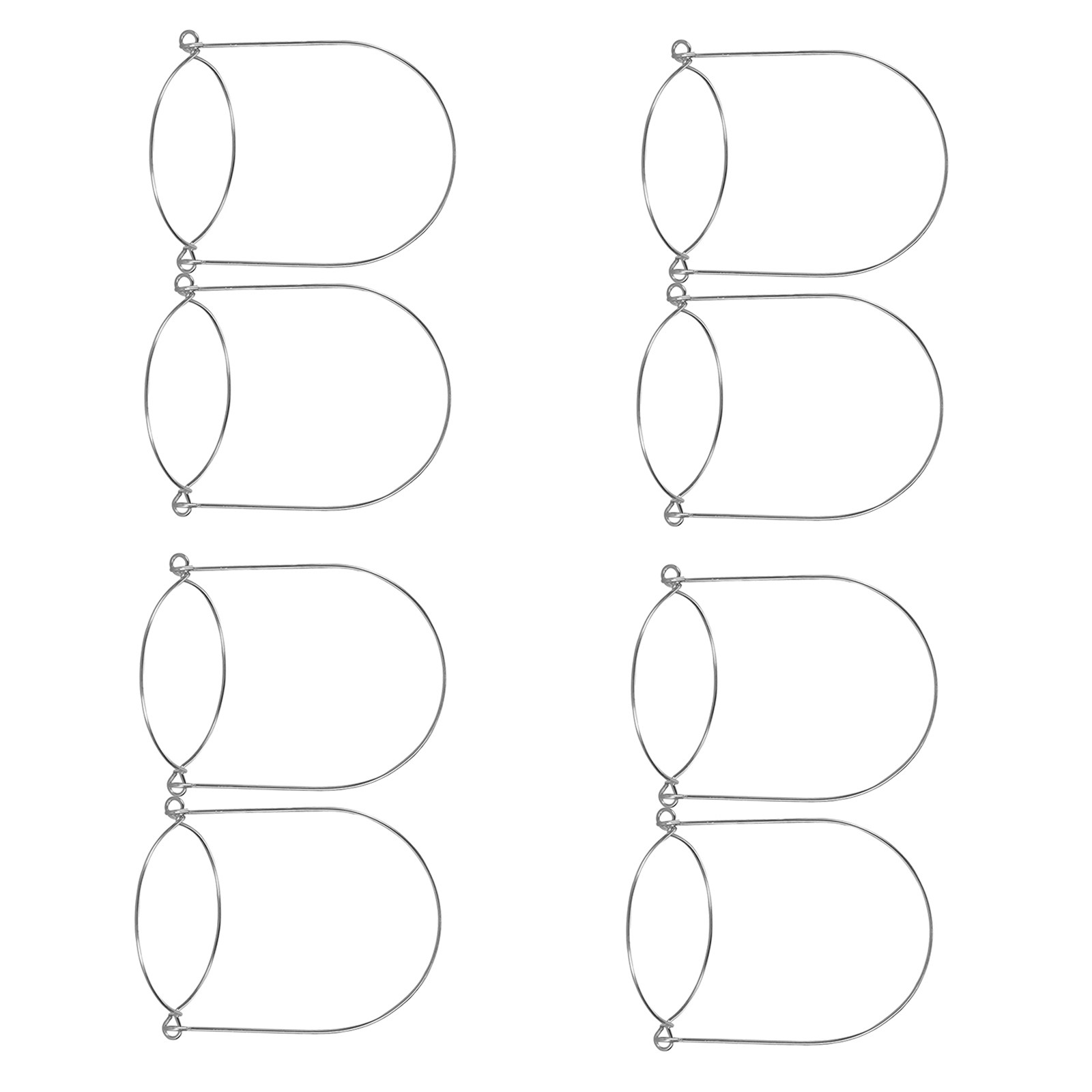8Pcs Stainless Steel Wire Hand - Mason Jar Wide Mouth ulasan dan harga