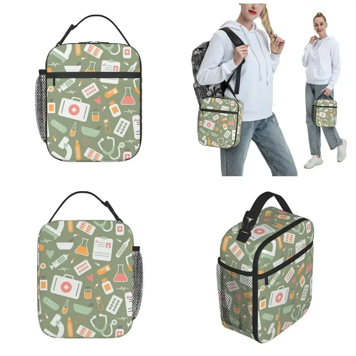 Nurse Healthcare Pattern Merch - Food Storage Zipper Bags ulasan dan harga