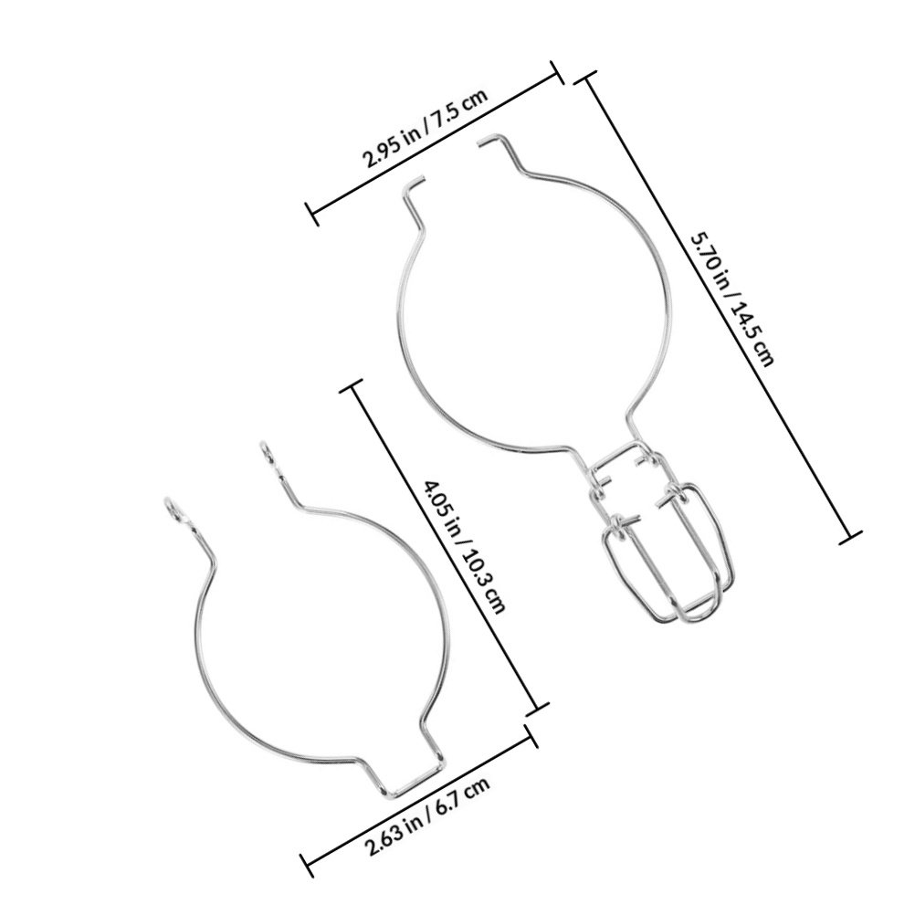 4Pcs Stainless Steel Spring Cl - Mason Jar Wide Mouth ulasan dan harga