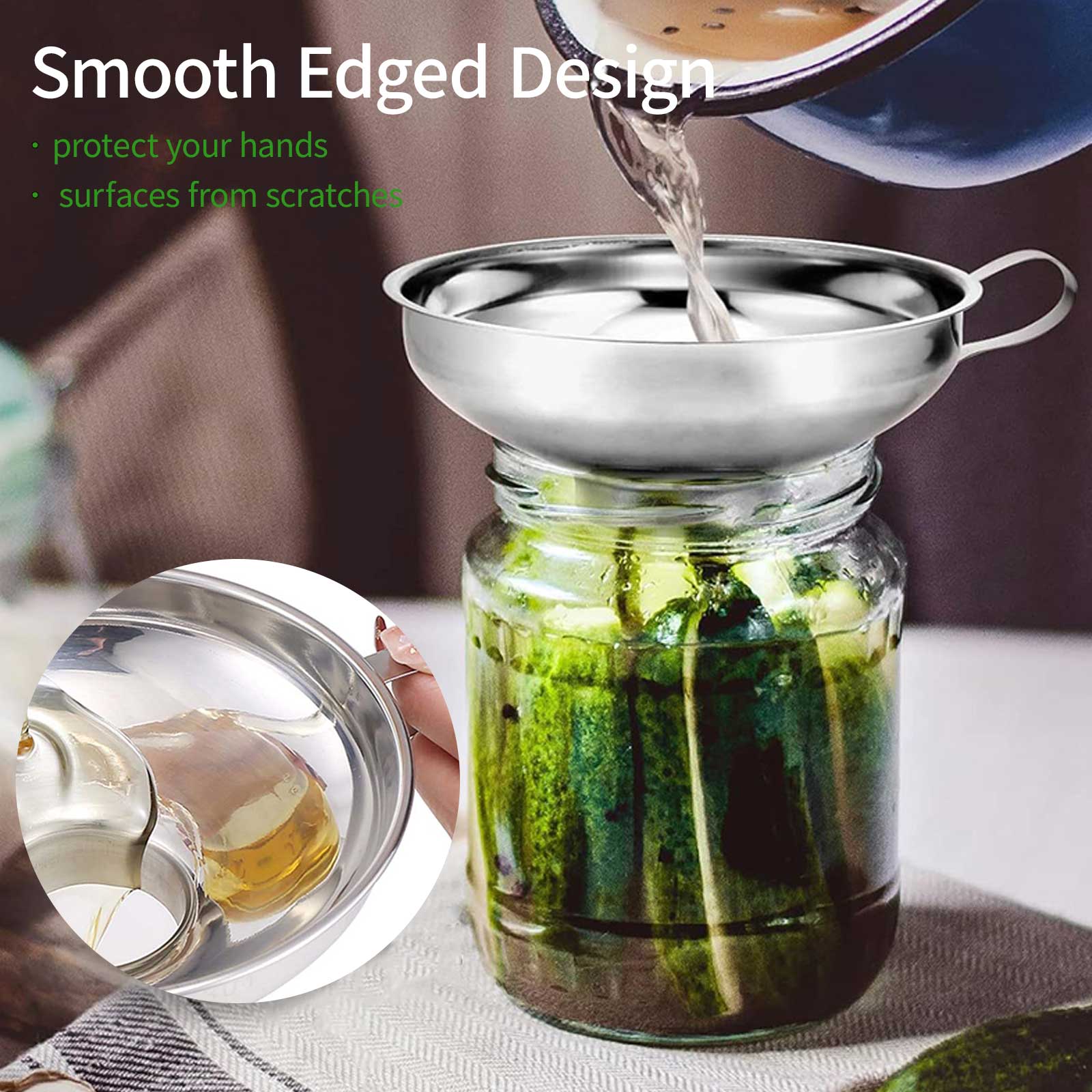 Funnel Tube Mason Jar Funnel w - Mason Jar Wide Mouth ulasan dan harga