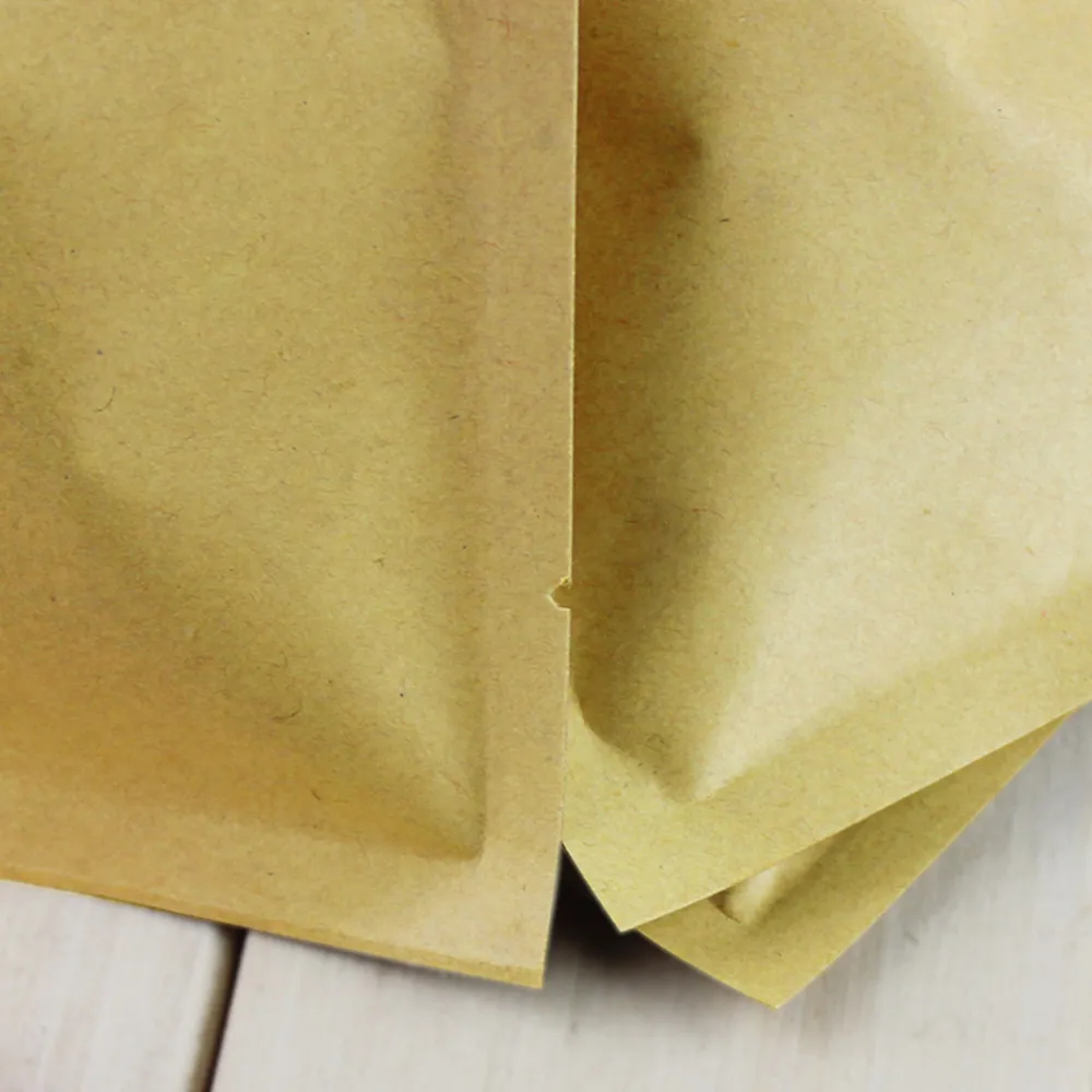 8*12cm Open Top Brown Kraft Pa - Food Storage In Mylar Bags ulasan dan harga