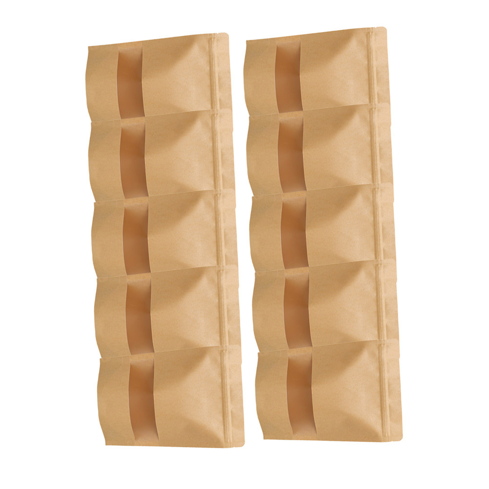 50Pcs Food Storage Kraft Paper - Food Storage Zipper Bags ulasan dan harga