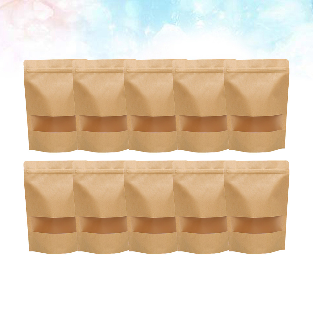 50Pcs Food Storage Kraft Paper - Food Storage Zipper Bags ulasan dan harga