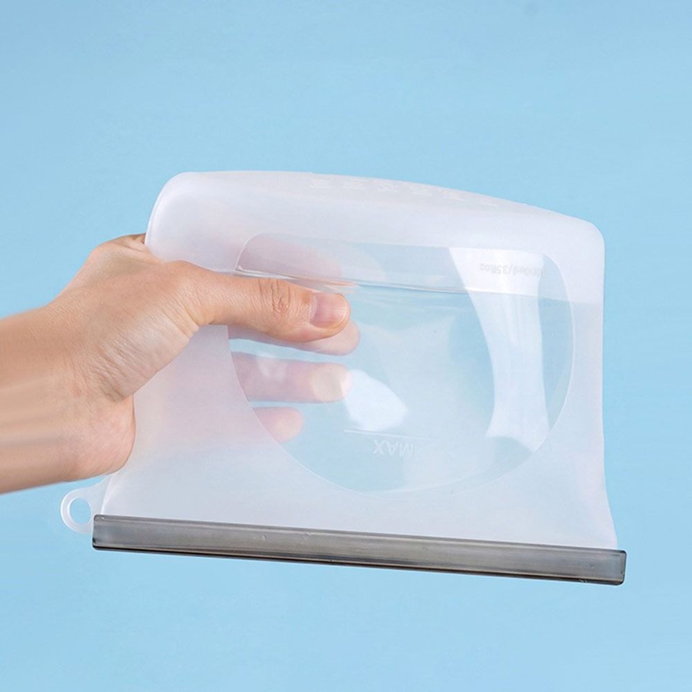 Silicone Food Preservation Bag - Food Storage Zipper Bags ulasan dan harga