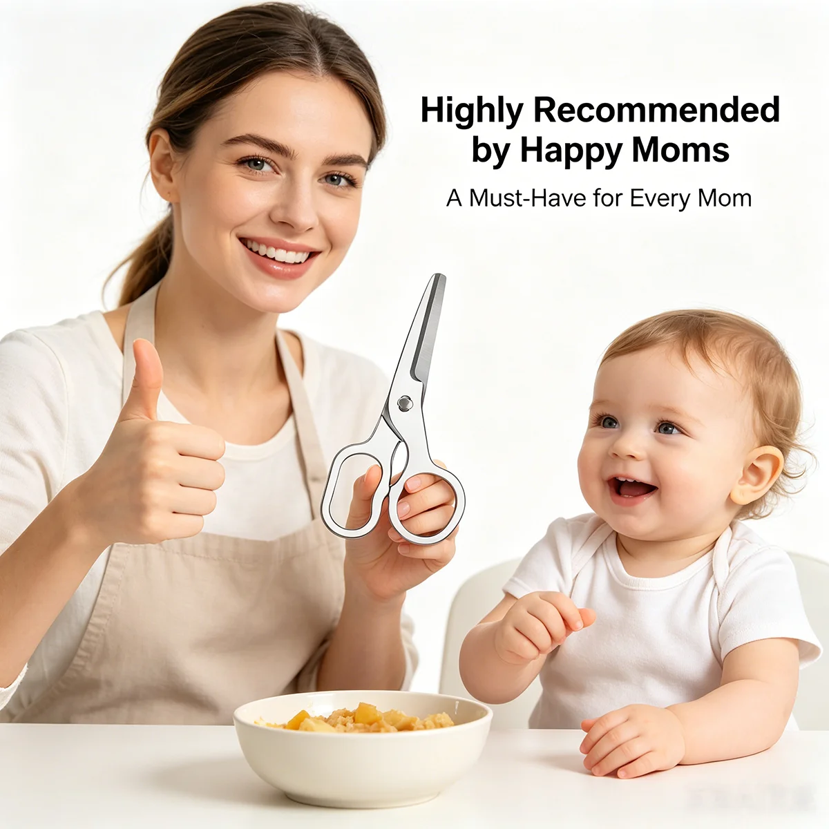 Baby Food Scissors Detachable  - Food Storage Food Safety ulasan dan harga