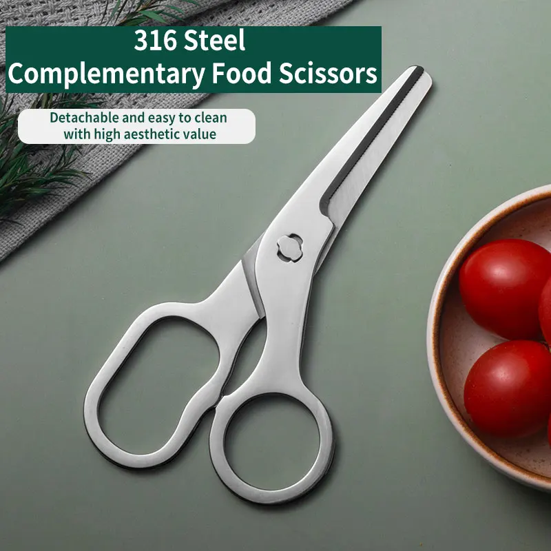 Baby Food Scissors Detachable  - Food Storage Food Safety ulasan dan harga