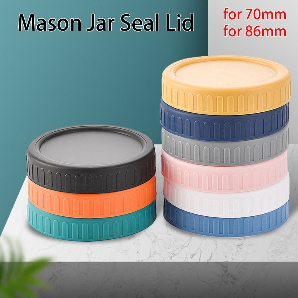 6Pcs 70mm 86mm Mason Jar Lids  - Mason Jar Wide Mouth ulasan dan harga