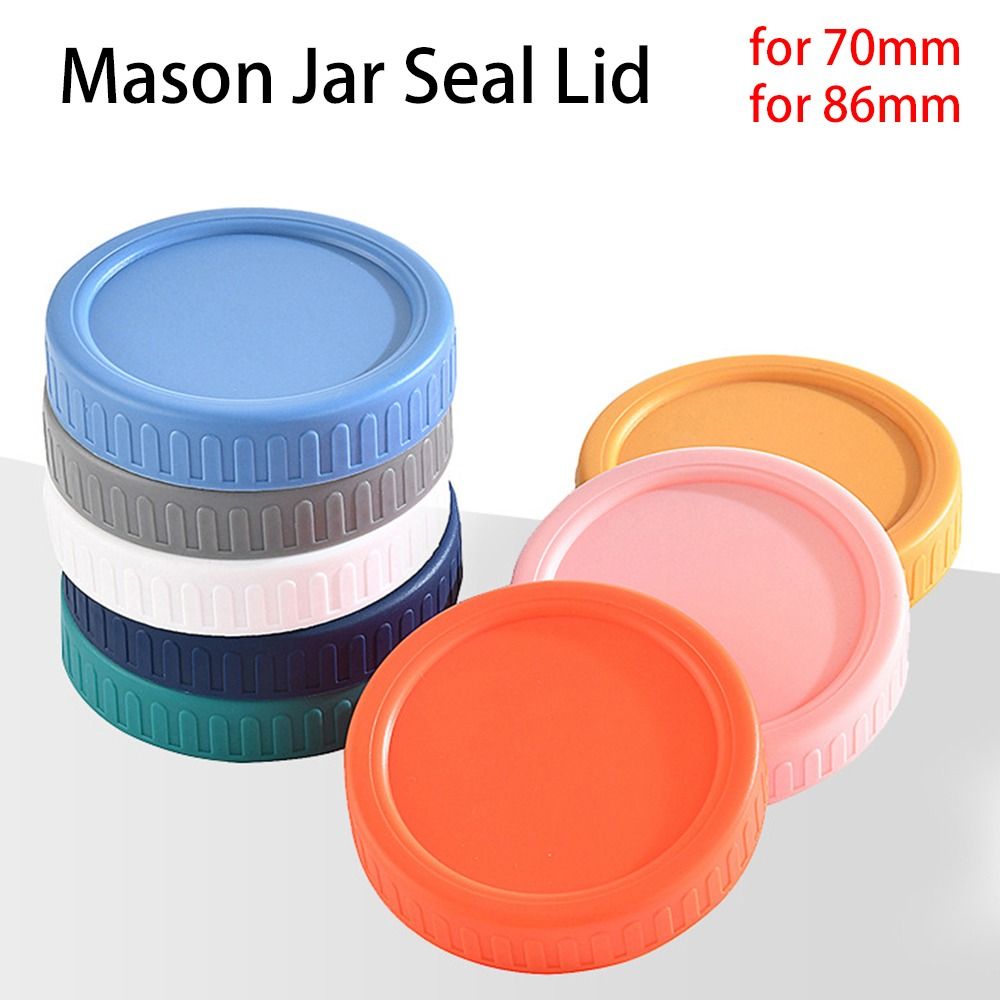 6Pcs 70mm 86mm Mason Jar Lids  - Mason Jar Wide Mouth ulasan dan harga
