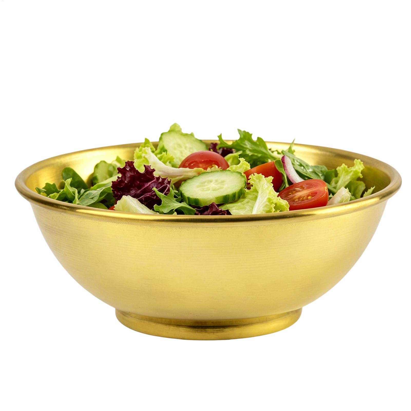 Copper Bowl Large Mixing Salad - Food Storage Eco Friendly ulasan dan harga