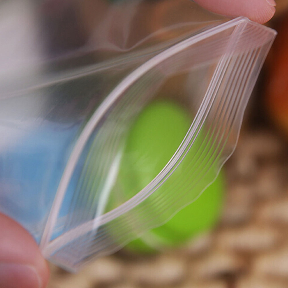 100pcs 6X8Cm Thick Clear Reclo - Food Storage Zipper Bags ulasan dan harga