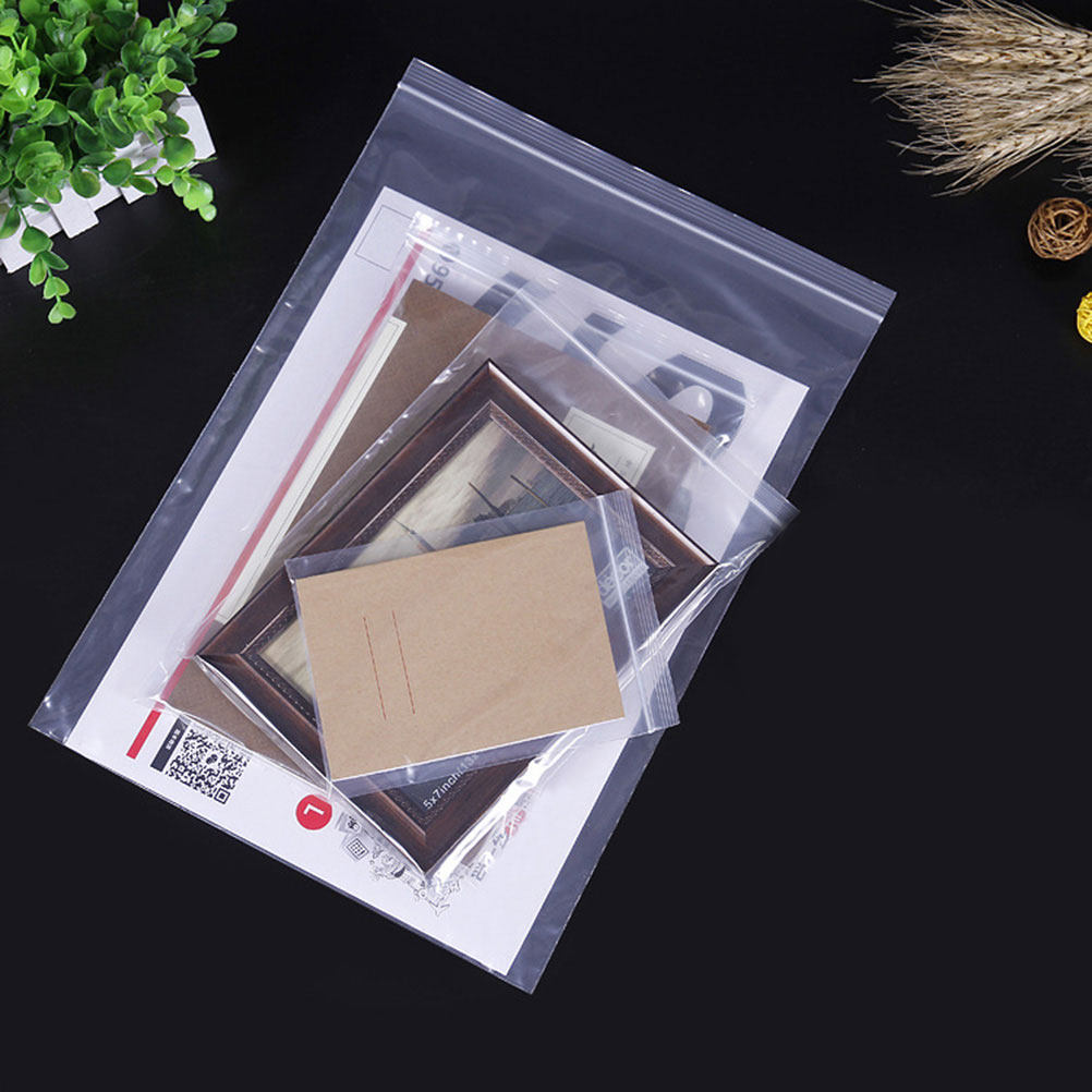 100pcs 6X8Cm Thick Clear Reclo - Food Storage Zipper Bags ulasan dan harga