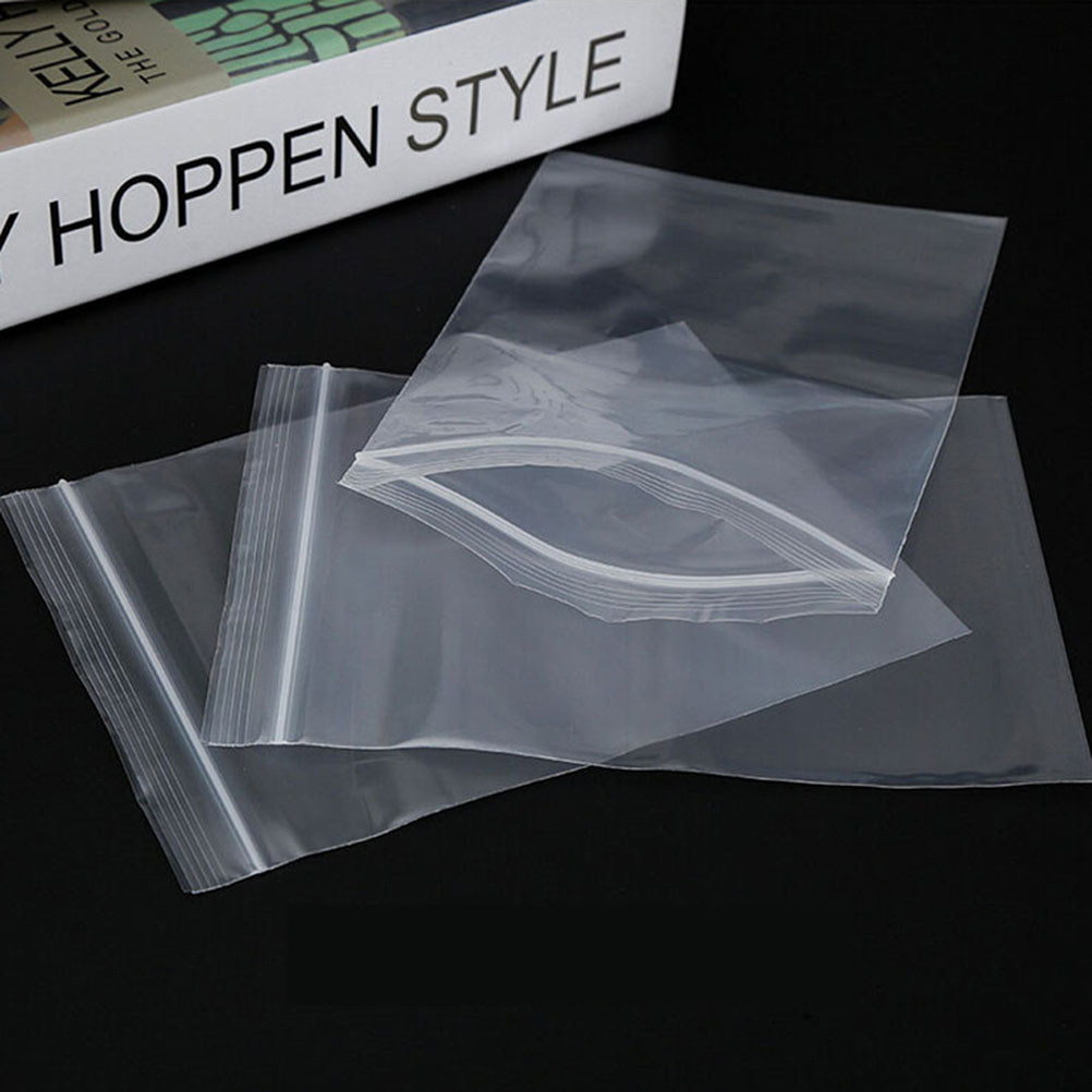 100pcs 6X8Cm Thick Clear Reclo - Food Storage Zipper Bags ulasan dan harga