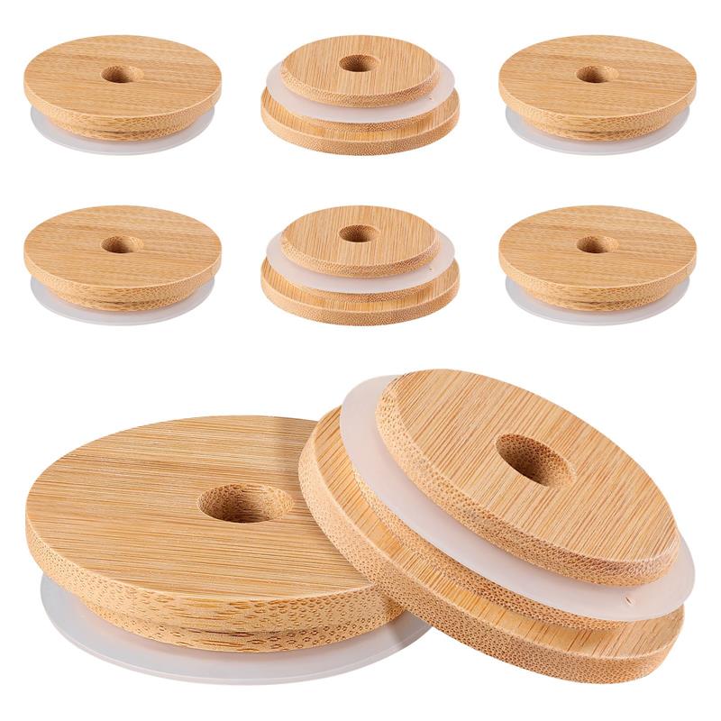 Jar Lids Straw Lid With Glass  - Mason Jar Wide Mouth ulasan dan harga