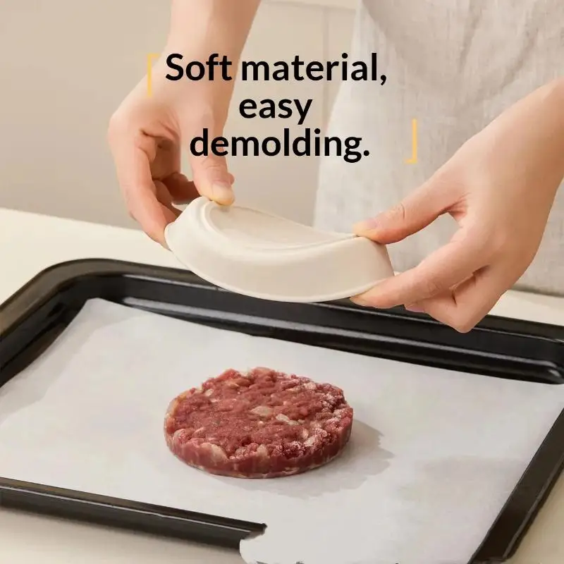 1PC Burger Patty Storage Non S - Food Storage Eco Friendly ulasan dan harga