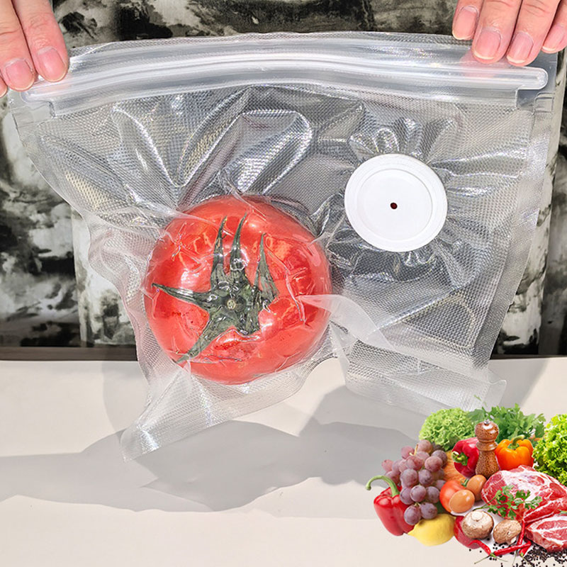 Upgraded Version vacuum food s - Food Storage Zipper Bags ulasan dan harga