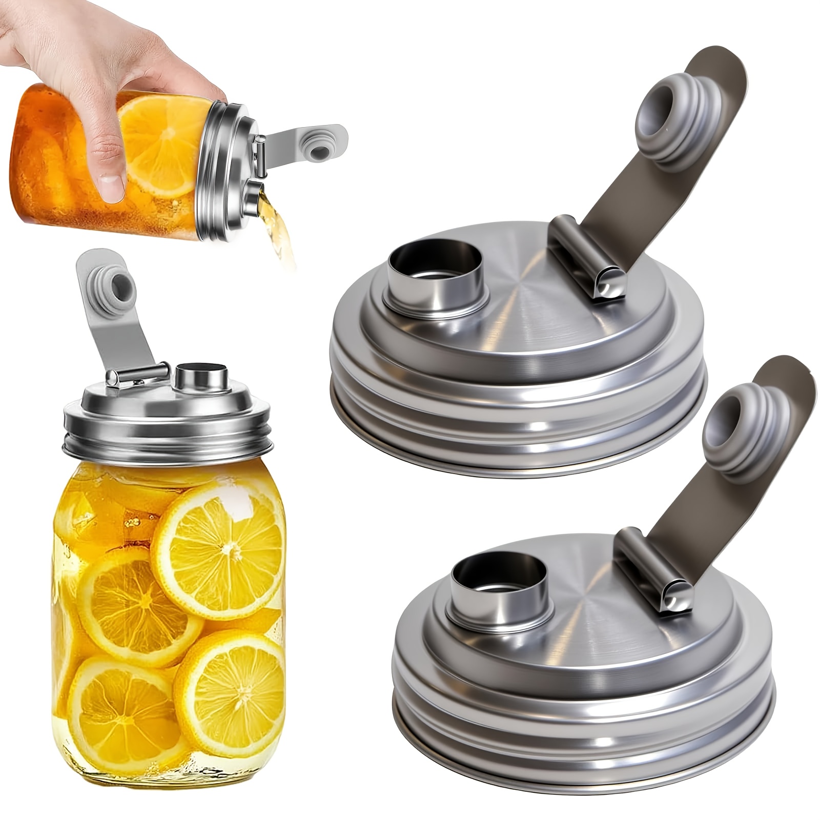 1/2Pack Wide Mouth Mason Jar S - Mason Jar Wide Mouth ulasan dan harga
