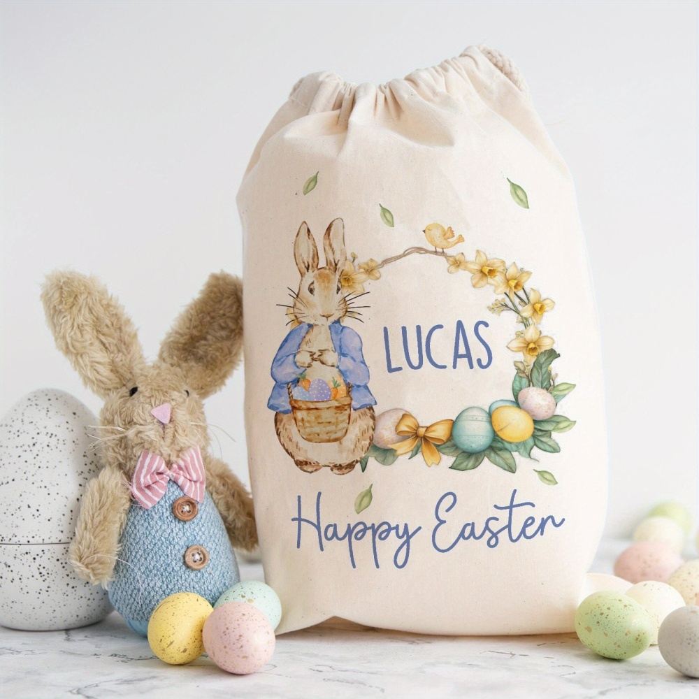 Custom Name Happy Easter Bunny - Zebra Food Storage ulasan dan harga