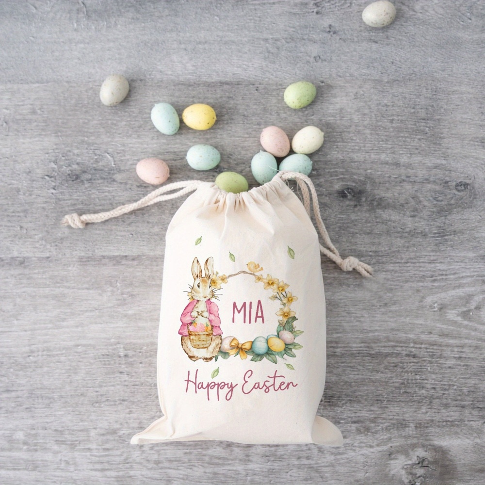Custom Name Happy Easter Bunny - Zebra Food Storage ulasan dan harga
