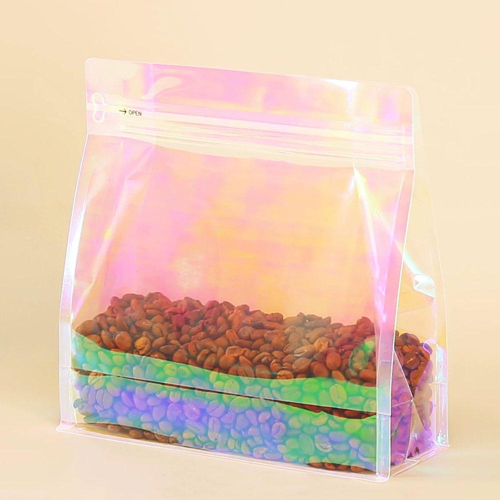 100pcs Pink Rainbow Laser Holo - Food Storage In Mylar Bags ulasan dan harga