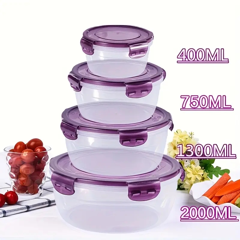4 Plastic Food Storage Contain - Food Storage Equipment ulasan dan harga