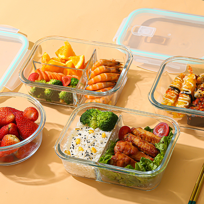 Glass Fresh-Keeping Box high B - Food Storage Eco Friendly ulasan dan harga