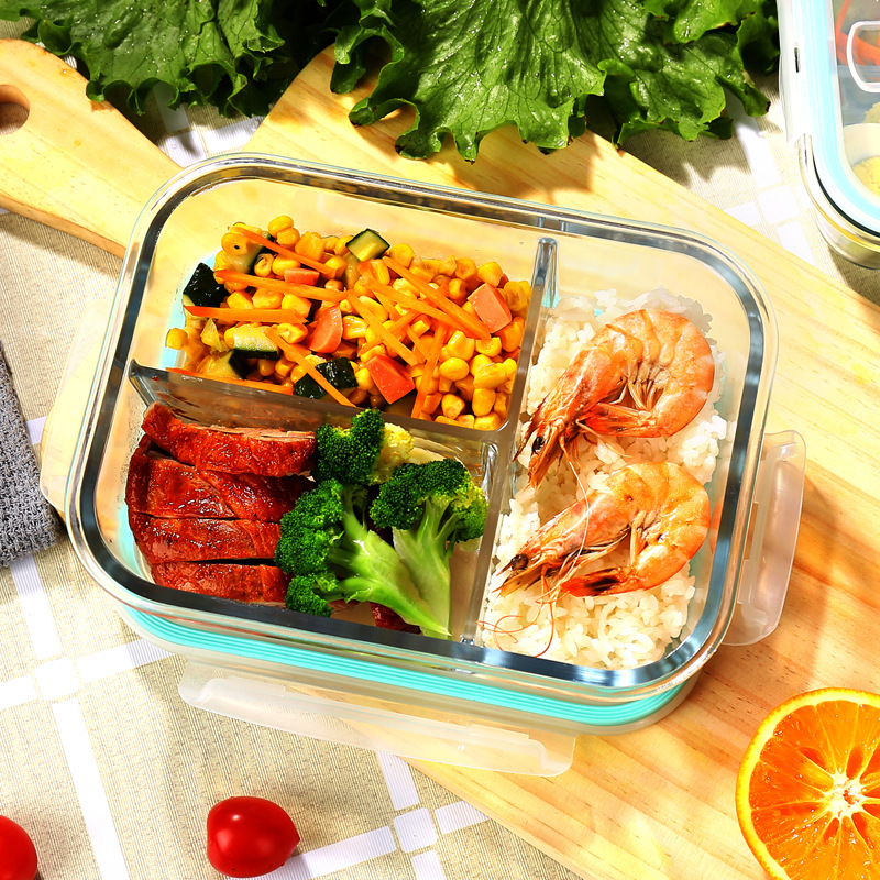 Glass Fresh-Keeping Box high B - Food Storage Eco Friendly ulasan dan harga
