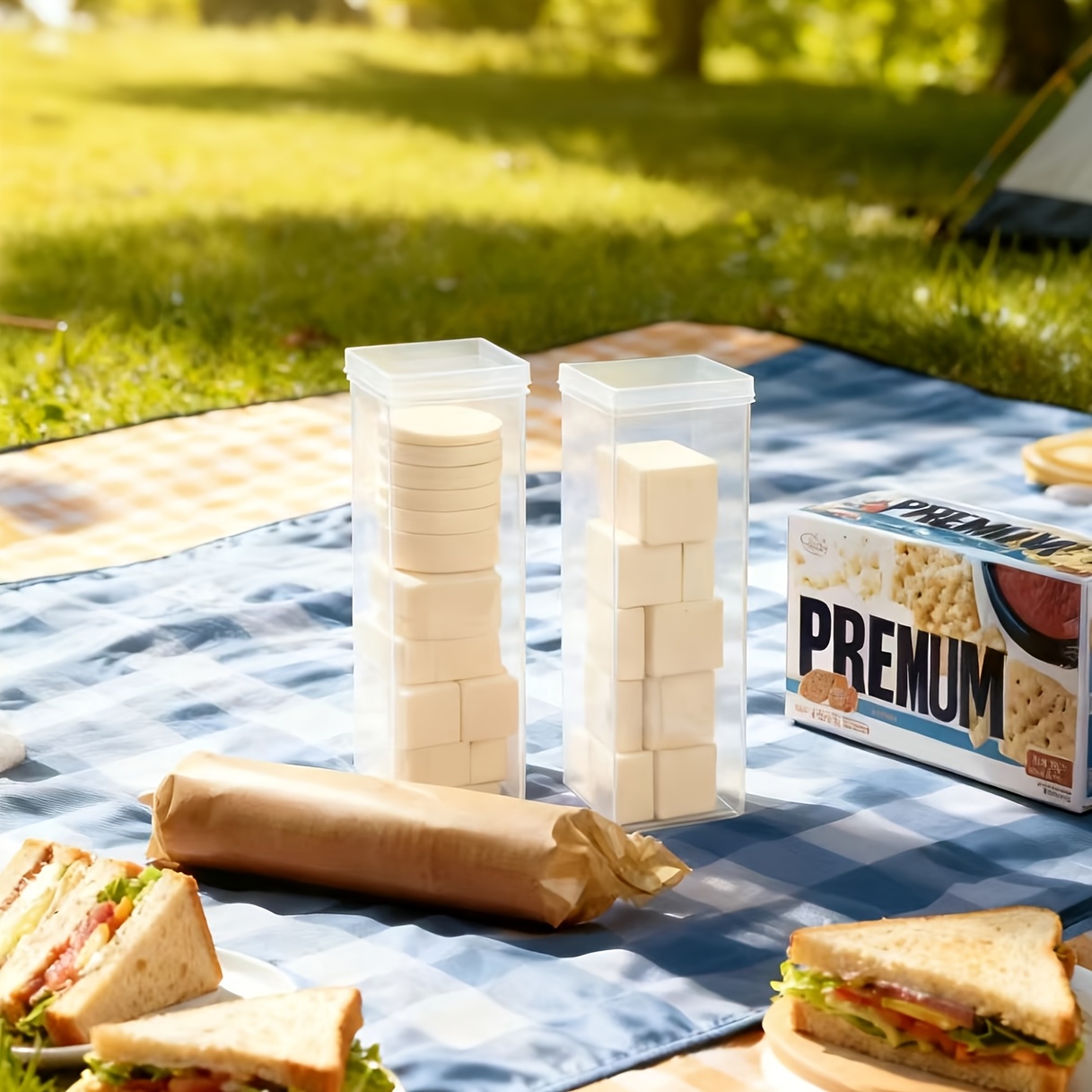 Clear Rectangular Sealed Food  - Food Storage Equipment ulasan dan harga