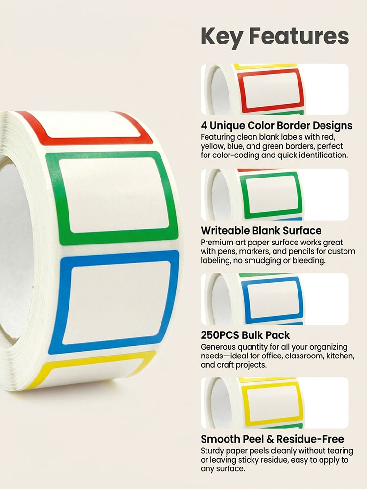 250Pcs/Roll Name Storage Books - Food Storage Label ulasan dan harga