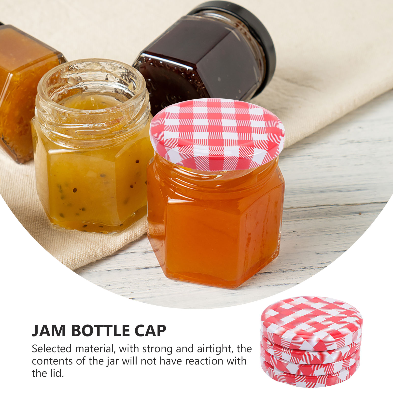 40pcs Screw Lids Lids Storage  - Mason Jar Wide Mouth ulasan dan harga