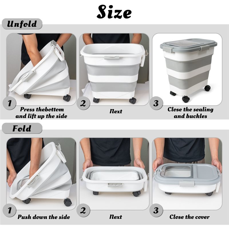 A53Q-Food Storage Container 1P - Food Storage Dog ulasan dan harga