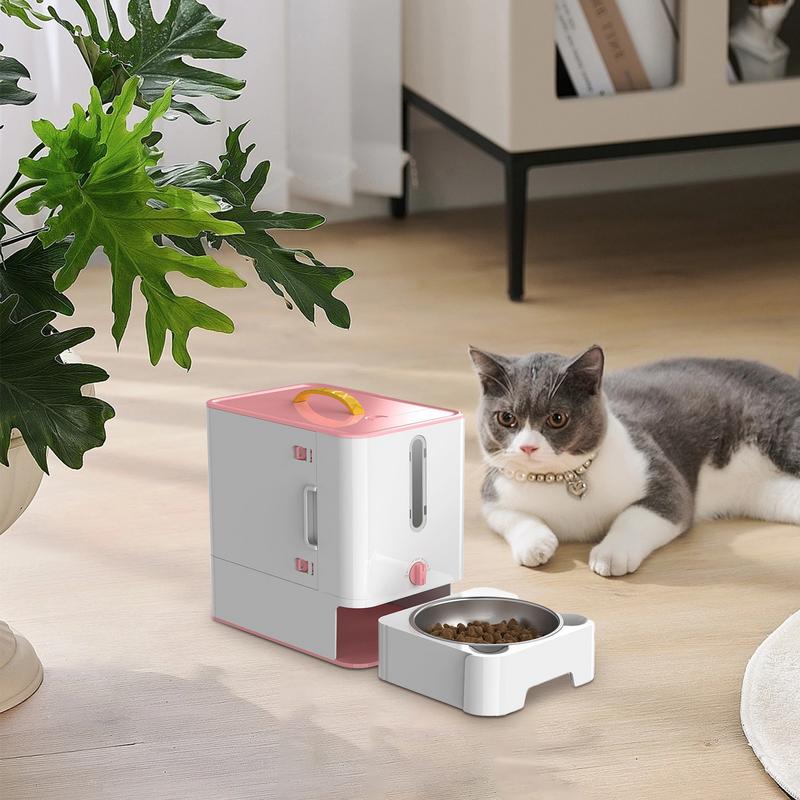 Pet Feeder Box Feeding Bowl Ca - Food Storage Food Safety ulasan dan harga