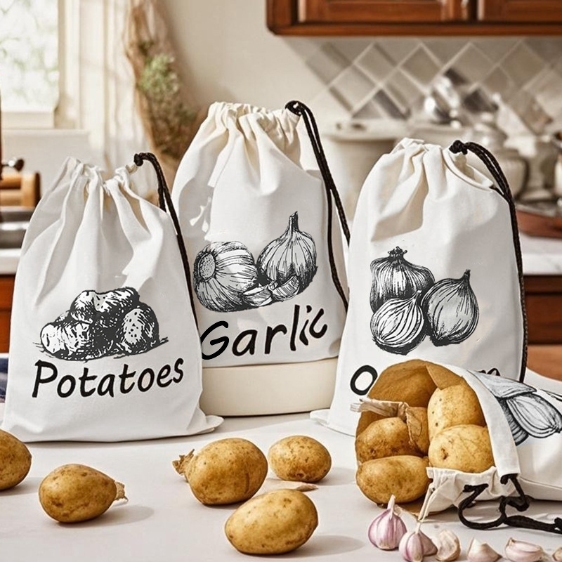 Potato Onion Garlic Pattern St - Food Storage Zipper Bags ulasan dan harga