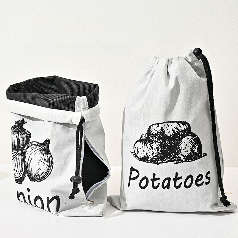 Potato Onion Garlic Pattern St - Food Storage Zipper Bags ulasan dan harga