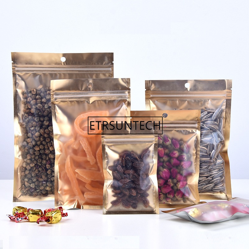 1000pcs 10 Size Inner Golden M - Food Storage In Mylar Bags ulasan dan harga