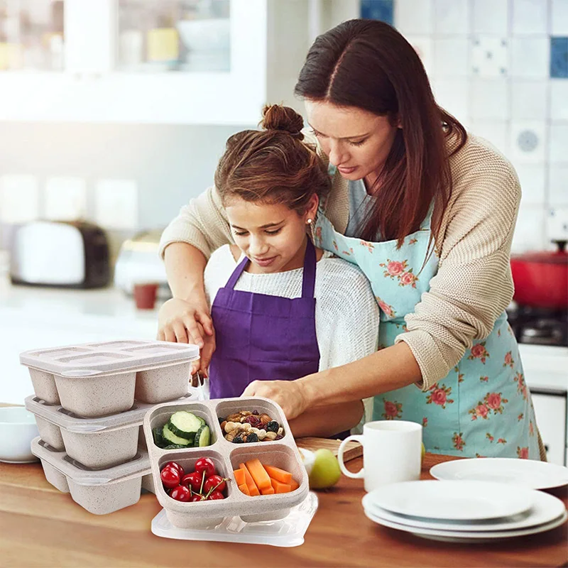 4 Grids Food Storage Box Porta - Food Storage Freezer ulasan dan harga