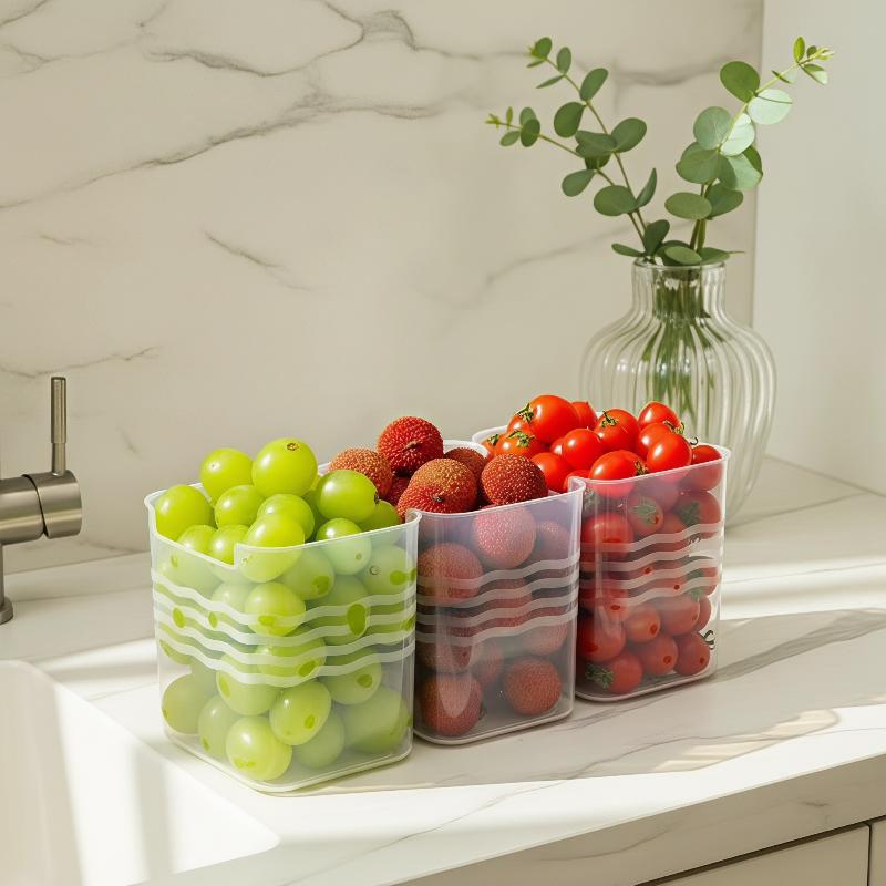 New！4Pcs Kitchen Organization  - Food Storage Refrigerator ulasan dan harga