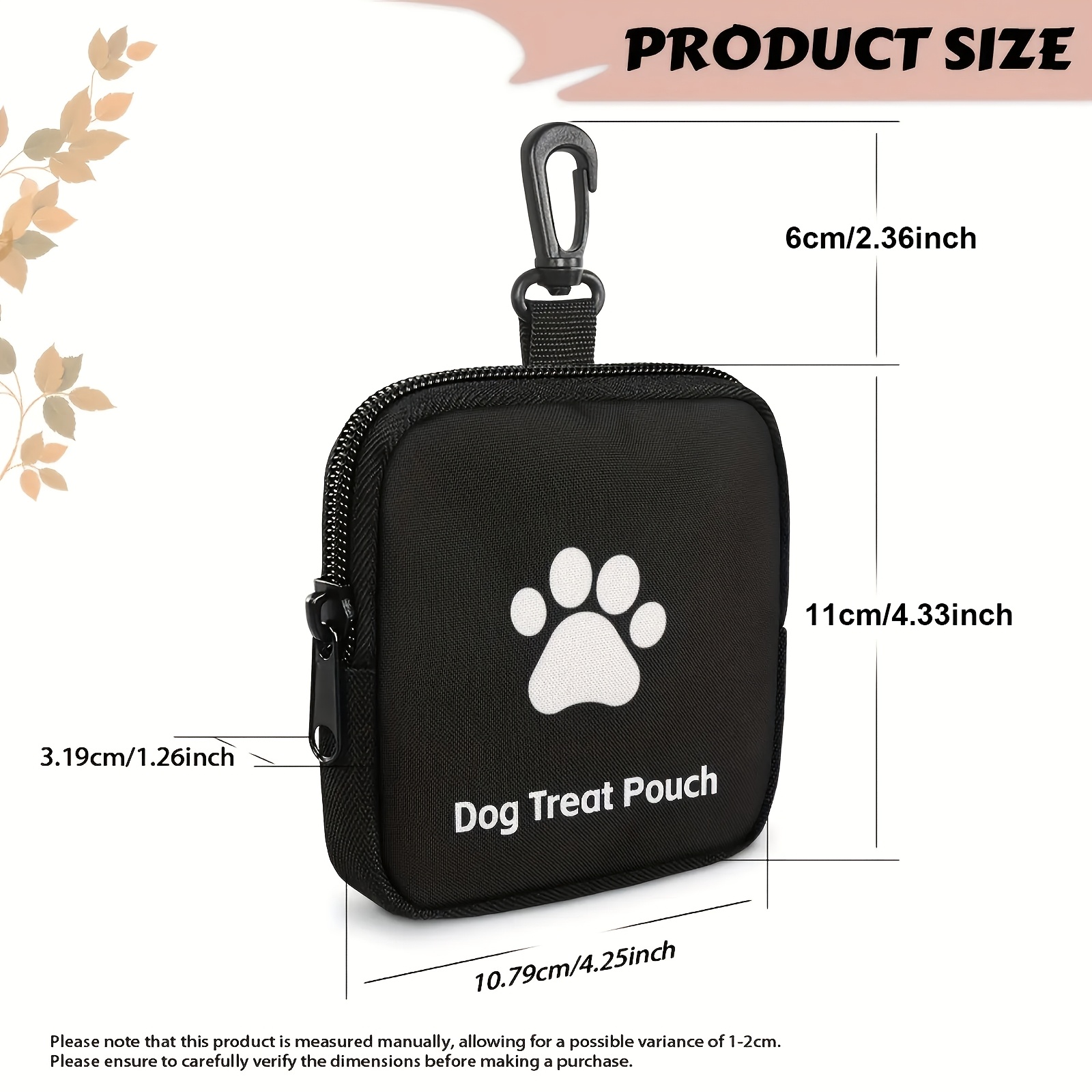 Dog Training Treat Pouch,Trave - Food Storage Zipper Bags ulasan dan harga