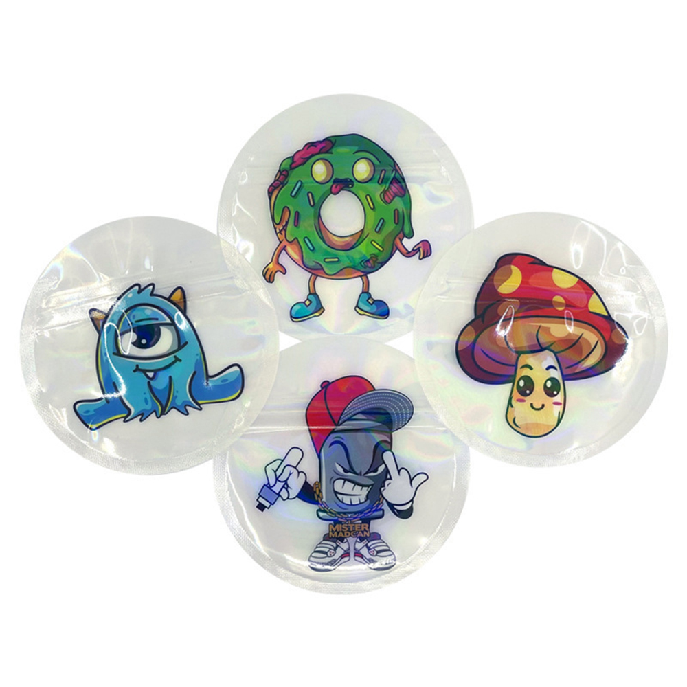 1g 2g Circle Cartoon Mylar Bag - Food Storage In Mylar Bags ulasan dan harga
