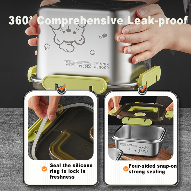 COOKER KING 420ml-6200ml Large - Food Storage Eco Friendly ulasan dan harga