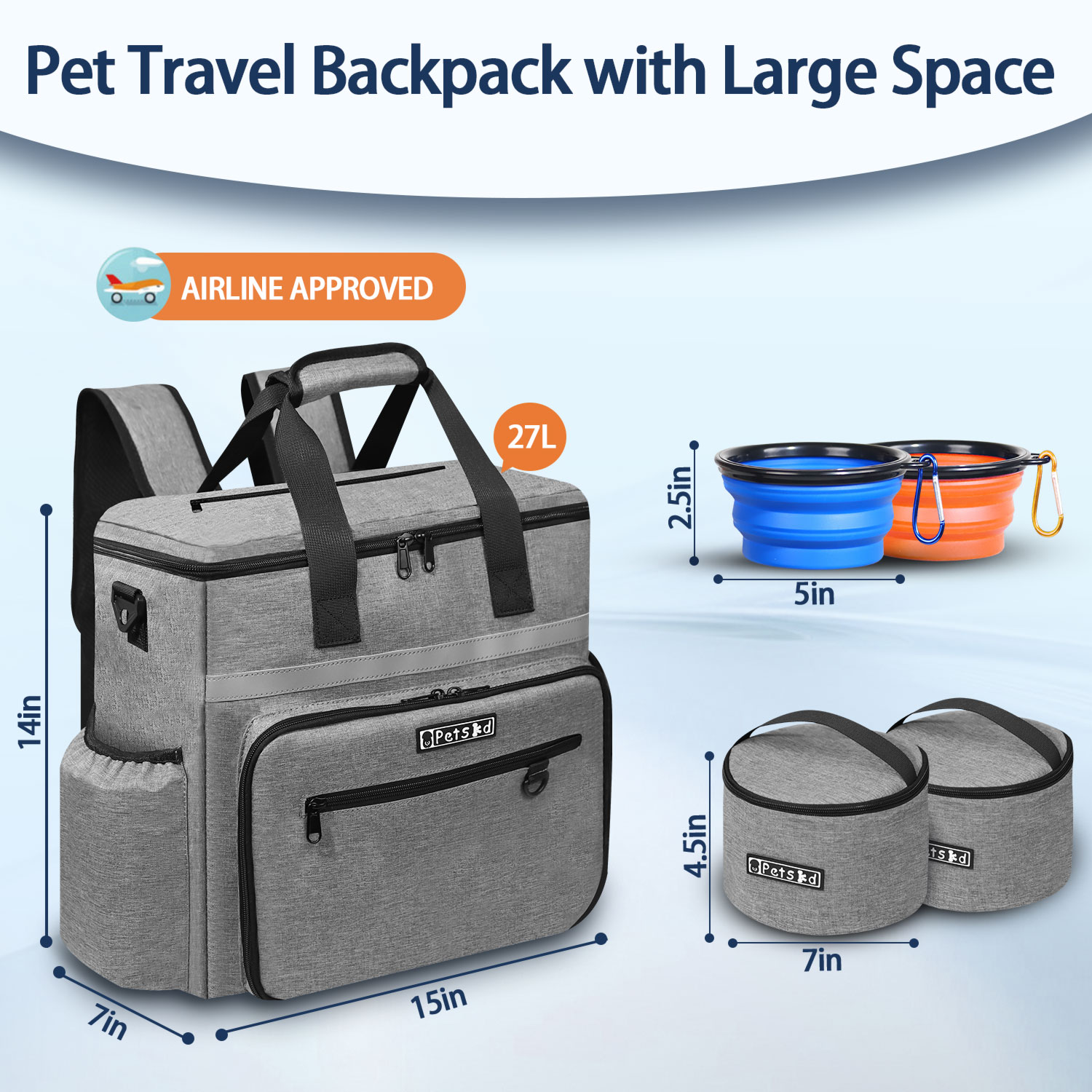 Petskd Outdoor Dog Organizer B - Food Storage Zipper Bags ulasan dan harga