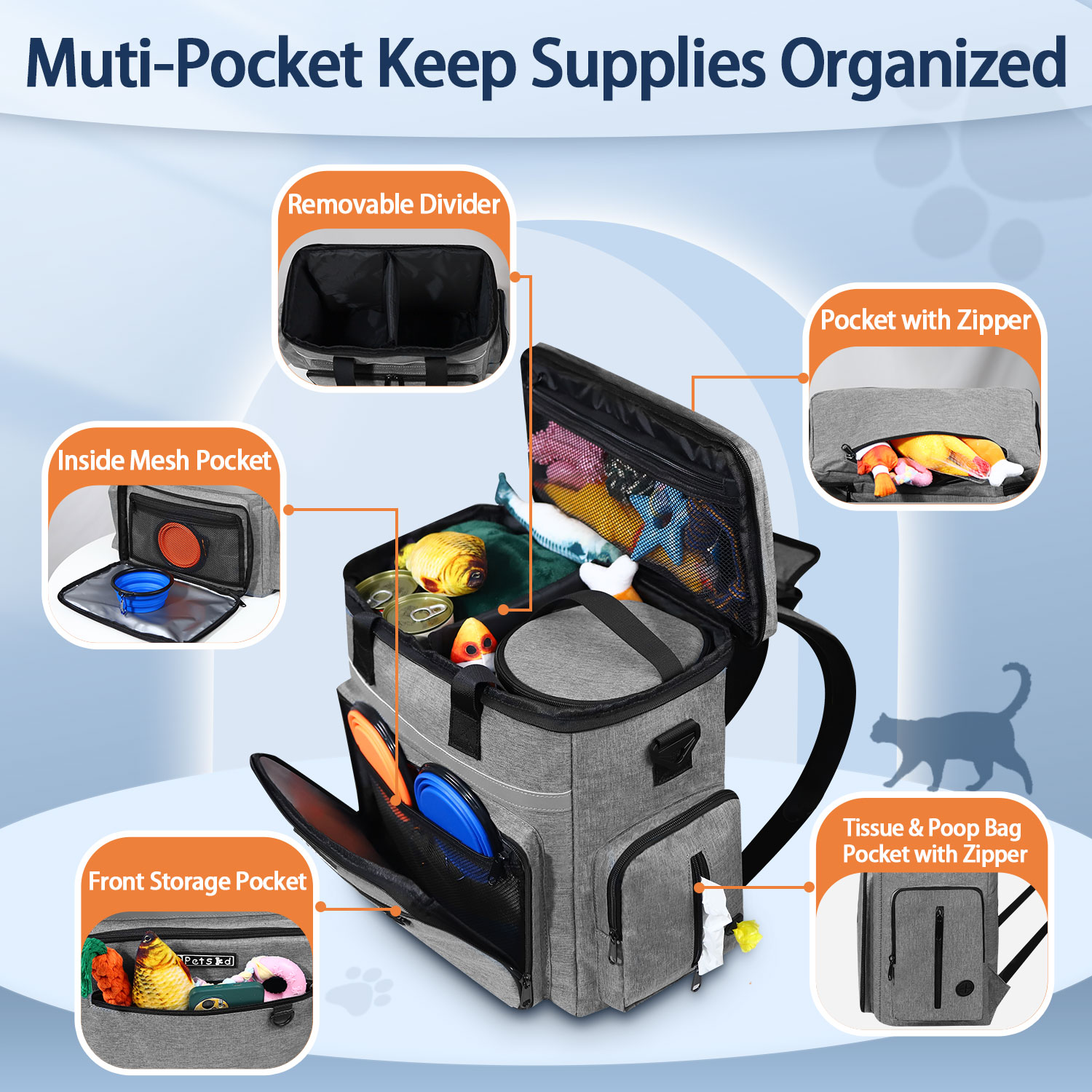 Petskd Outdoor Dog Organizer B - Food Storage Zipper Bags ulasan dan harga